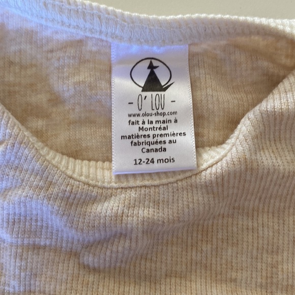 O’Lou oatmeal onesie 12-24M - Picture 3 of 4
